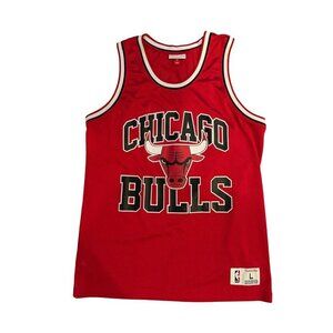 Chicago Bulls Mitchell & Ness NBA Red Jersey Size: L